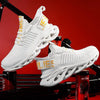Men's Luxury Sneakers Autumn Mens Casual Shoes Lace-Up Breathable Light Running Tenis Shoes Modern Sneakers Breathable Black Trendy Sneakers by Stevvex