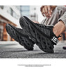 Men's Luxury Sneakers Autumn Mens Casual Shoes Lace-Up Breathable Light Running Tenis Shoes Modern Sneakers Breathable Black Trendy Sneakers by Stevvex