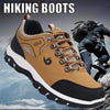 Men's Sports Hiking Shoes Low-Top Breathable Non-Slip Wear-Resistant Outdoor Leisure Sports Shoes Men Leather Non-Slip Sneakers Lightweight Low Top For Outdoor Trailing Walking Shoes by Stevvex