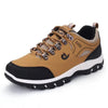 Men's Sports Hiking Shoes Low-Top Breathable Non-Slip Wear-Resistant Outdoor Leisure Sports Shoes Men Leather Non-Slip Sneakers Lightweight Low Top For Outdoor Trailing Walking Shoes by Stevvex