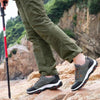 Men's Sports Hiking Shoes Low-Top Breathable Non-Slip Wear-Resistant Outdoor Leisure Sports Shoes Men Leather Non-Slip Sneakers Lightweight Low Top For Outdoor Trailing Walking Shoes by Stevvex