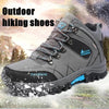 Men's Winter Snow Boots Waterproof Leather Sports Super Warm Men's Boots Outdoor Hiking Boots Work Travel Shoes Trail Climbing Shoes Lace Up Anti-Slip Waterproof Working Outdoor Boots by Stevvex