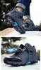 Men's Winter Snow Boots Waterproof Leather Sports Super Warm Men's Boots Outdoor Hiking Boots Work Travel Shoes Trail Climbing Shoes Lace Up Anti-Slip Waterproof Working Outdoor Boots by Stevvex