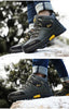 Men's Winter Snow Boots Waterproof Leather Sports Super Warm Men's Boots Outdoor Hiking Boots Work Travel Shoes Trail Climbing Shoes Lace Up Anti-Slip Waterproof Working Outdoor Boots by Stevvex