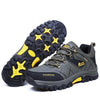Men's Winter Snow Boots Waterproof Leather Sports Super Warm Men's Boots Outdoor Hiking Boots Work Travel Shoes Trail Climbing Shoes Lace Up Anti-Slip Waterproof Working Outdoor Boots by Stevvex