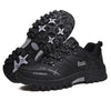 Men's Winter Snow Boots Waterproof Leather Sports Super Warm Men's Boots Outdoor Hiking Boots Work Travel Shoes Trail Climbing Shoes Lace Up Anti-Slip Waterproof Working Outdoor Boots by Stevvex