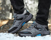 Men's Winter Snow Boots Waterproof Leather Sports Super Warm Men's Boots Outdoor Hiking Boots Work Travel Shoes Trail Climbing Shoes Lace Up Anti-Slip Waterproof Working Outdoor Boots by Stevvex