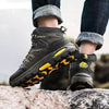 Men's Women's High-Top Boots Casual Shoes Breathable Outdoor Hiking Boots Non-slip Shading Wear-Resistant Hiking Boots Breathable Skid Resistance Leather Shoes by Stevvex
