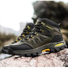 Men's Women's High-Top Boots Casual Shoes Breathable Outdoor Hiking Boots Non-slip Shading Wear-Resistant Hiking Boots Breathable Skid Resistance Leather Shoes by Stevvex