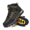 Men's Women's High-Top Boots Casual Shoes Breathable Outdoor Hiking Boots Non-slip Shading Wear-Resistant Hiking Boots Breathable Skid Resistance Leather Shoes by Stevvex