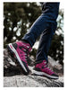 Men's Women's High-Top Boots Casual Shoes Breathable Outdoor Hiking Boots Non-slip Shading Wear-Resistant Hiking Boots Breathable Skid Resistance Leather Shoes by Stevvex
