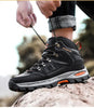 Men's Women's High-Top Boots Casual Shoes Breathable Outdoor Hiking Boots Non-slip Shading Wear-Resistant Hiking Boots Breathable Skid Resistance Leather Shoes by Stevvex