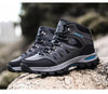 Men's Women's High-Top Boots Casual Shoes Breathable Outdoor Hiking Boots Non-slip Shading Wear-Resistant Hiking Boots Breathable Skid Resistance Leather Shoes by Stevvex
