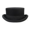 Men Simple Classic Wool Hat For Men/Women New Pork Pie Hat Men's Porkpie Breathable Hats Flat Top Men's Fedora Hat Party Costume Fedoras Black Hats by Stevvex