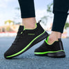 Men Sport Lightweight Running Sneakers Walking Casual Breathable Shoes Non-Slip Comfortable Black Fashion Men Casual Shoes Running Walking Sneakers by Stevvex