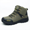 Men Waterproof Hiking Shoes Breathable Tactical Combat Boots New Outdoor Climbing Shoes Winter Snow Boots Warm Fur Lined Non Slip Leather Hiking Walking Shoes For Mens by Stevvex