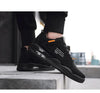 Men White Casual Leather Fashion Sneakers Breathable Sports Running Shoes Leather Running Sport Air Cushion Outdoor Training Sneakers High Quality Design by Stevvex