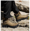 Men Winter Snow Boots Waterproof Leather Outdoor Hiqh Quality Boots Training Boots Non-Slip Warm Waterproof Mid Calf Shoes Outdoor Hiking Climbing Full Fur Lined Design by Stevvex
