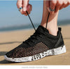 Mens Aqua Breathable Beach Quick Drying Water Shoes Outdoor Fishing Wading Shoes Water Sneakers Ultra Lightweight Breathable Walking Shoes Non Slip Athletic Fashion Sneakers by Stevvex