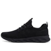 Mens Black Sneakers Casual Summer High Quality Mesh Sneakers Lightweight Breathable Mesh Sneakers Fashion Tennis Breathable Walking Gym Work Sneakers by Stevvex