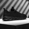 Mens Black Sneakers Casual Summer High Quality Mesh Sneakers Lightweight Breathable Mesh Sneakers Fashion Tennis Breathable Walking Gym Work Sneakers by Stevvex