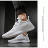 Mens Breathable White Trendy Sneakers Casual Design Light Walking Running Trainers Casual Breathable Mesh Men Running Shoes Walking Sneakers by Stevvex