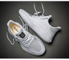 Mens Breathable White Trendy Sneakers Casual Design Light Walking Running Trainers Casual Breathable Mesh Men Running Shoes Walking Sneakers by Stevvex