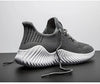 Mens Breathable White Trendy Sneakers Casual Design Light Walking Running Trainers Casual Breathable Mesh Men Running Shoes Walking Sneakers by Stevvex