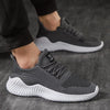 Mens Breathable White Trendy Sneakers Casual Design Light Walking Running Trainers Casual Breathable Mesh Men Running Shoes Walking Sneakers by Stevvex