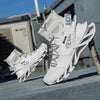 Mens Casual Luxury Shoes Trainer Race White Shoes Fashion Summer Men's Sneakers Fashion Sport Running Non Slip Casual Shoe Athletic Tennis Walking Outdoor Modern Design Shoes by Stevvex