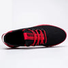 Mens Casual Shoes Sneakers Mens Breathable No-slip Air Mesh Lace Up Wear-Resistant Slip On Shoes Men's Tennis Walking Casual Shoes Black Sport Gym Breathable Sneakers by Stevvex