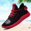 Mens Casual Shoes Sneakers Mens Breathable No-slip Air Mesh Lace Up Wear-Resistant Slip On Shoes Men's Tennis Walking Casual Shoes Black Sport Gym Breathable Sneakers by Stevvex
