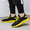 Mens Casual Shoes Sneakers Mens Breathable No-slip Air Mesh Lace Up Wear-Resistant Slip On Shoes Men's Tennis Walking Casual Shoes Black Sport Gym Breathable Sneakers by Stevvex