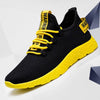 Mens Casual Shoes Sneakers Mens Breathable No-slip Air Mesh Lace Up Wear-Resistant Slip On Shoes Men's Tennis Walking Casual Shoes Black Sport Gym Breathable Sneakers by Stevvex