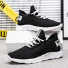 Mens Casual Shoes Sneakers Mens Breathable No-slip Air Mesh Lace Up Wear-Resistant Slip On Shoes Men's Tennis Walking Casual Shoes Black Sport Gym Breathable Sneakers by Stevvex