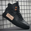 Mens Handmade Sneakers Leather Breathable Dress Shoes Luxury Shoes Casual Shoes Flat Footwear Classic Black White Men Fashion Walking Leather Mens Sneakers by Stevvex