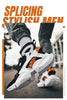 Mens High Top Fashion Socks Sneakers Men Trend Comfortable Casual Shoes Outdoor Non-slip Breathable Men's Height Increasing Casual Outdoor High Quality Mesh Walking Jogging Sneakers by Stevvex