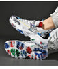 Mens Luxury Sneakers Casual Sports Trainer Race White Shoes Fashion Running Modern Sneakers Autumn Breathable Trendy Mens Walking Casual Sneakers by Stevvex