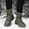 Mens Outdoor Sports Hiking Boots Wear Resisting Work Shoes Footwear Mountain Sport Mid-Cut Black Hiking Boots Outdoor Mountaineering Outdoor Winter Shoes by Stevvex