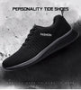 Mens Sport Running Sneakers Fashion Men Casual Shoes Breathable Shoes Walking Sneakers Men's Tennis Black Sneakers Trainers Mesh Flat Breathable Summer Walking Beach Mesh Design by Stevvex