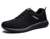 Mens Sport Running Sneakers Fashion Men Casual Shoes Breathable Shoes Walking Sneakers Men's Tennis Black Sneakers Trainers Mesh Flat Breathable Summer Walking Beach Mesh Design by Stevvex