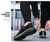 Mens Sport Running Sneakers Fashion Men Casual Shoes Breathable Shoes Walking Sneakers Men's Tennis Black Sneakers Trainers Mesh Flat Breathable Summer Walking Beach Mesh Design by Stevvex