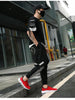 Mens Sport Sneakers Casual Fashion New Light Breathable Red Mesh High Quality Comfortable Running Shoes Men Casual Breathable Walking Sport Athletic Sneakers Gym Tennis Slip On Lightweight Mens Sneakers by Stevvex