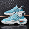 Mens Strong Casual Fashion Chunky Sneakers Height Increasing Spring Thick Sole Footwear Fashion High Quality Sneakers Slip on Walking Shoes High Top Casual Shoes For Men by Stevvex