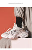 Mens Strong Casual Fashion Chunky Sneakers Height Increasing Spring Thick Sole Footwear Fashion High Quality Sneakers Slip on Walking Shoes High Top Casual Shoes For Men by Stevvex