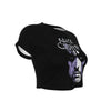 MERCHMOMENT Alice Cooper Vintage Look Women's Crop Top [Apparel] by Rock Band Apparel