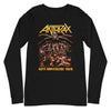 MERCHMOMENT Anthrax - 40th Anniversary Tour Long Sleeve T-Shirt [Apparel] by Rock Band Apparel