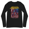 MERCHMOMENT Anthrax - American Flag Long Sleeve T-Shirt [Apparel] by Rock Band Apparel