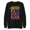 MERCHMOMENT Anthrax - American Flag Sweatshirt [Apparel] by Rock Band Apparel