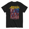 MERCHMOMENT Anthrax - American Flag T-Shirt [Apparel] by Rock Band Apparel